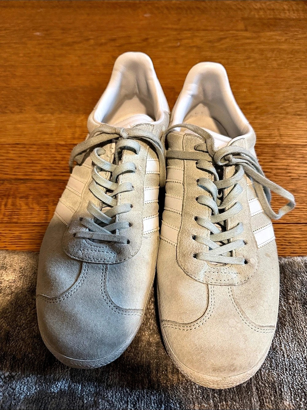 adidas Gazelle Shoes Suede Sneakers in White